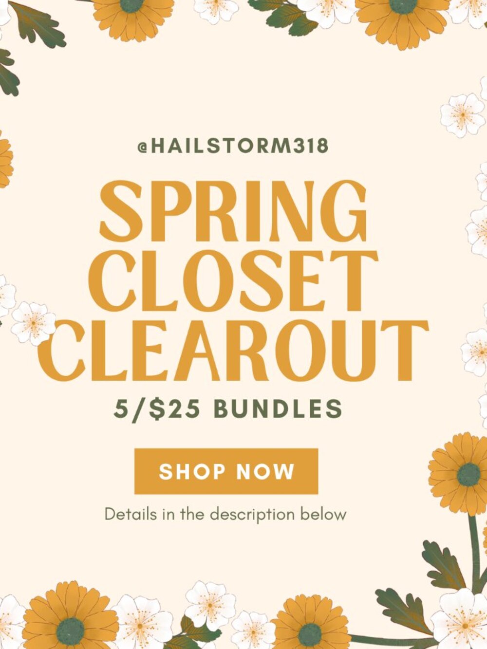 ✨ 5 for $25 SALE ✨